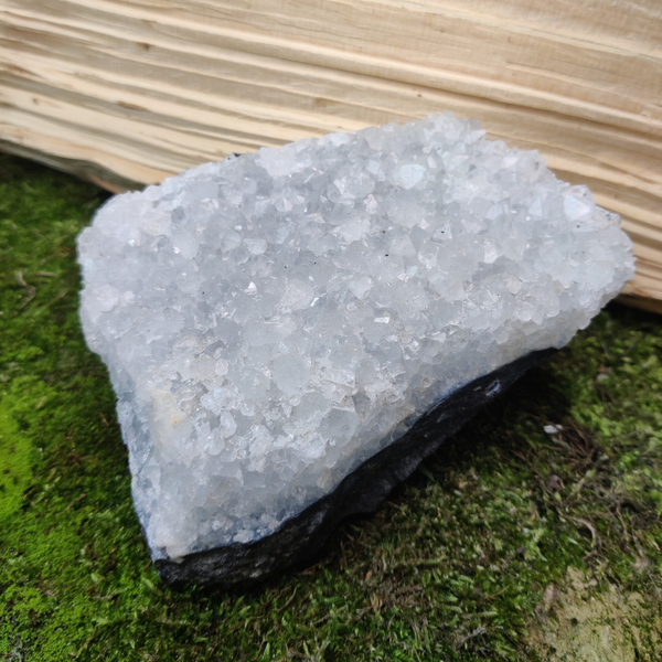 Kwarts met Blauwe Chalcedoon - 12 cm