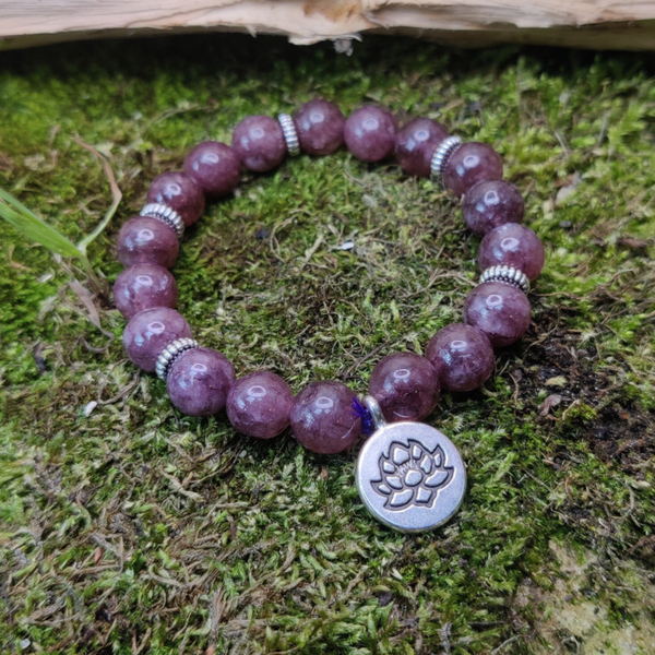 Lepidoliet Armband - Mala 1 cm