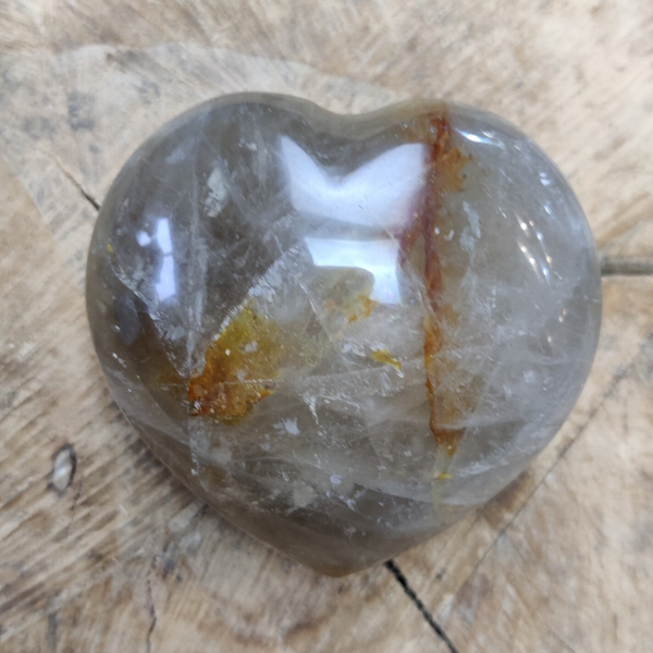 Limoniet Kwarts - Hart - 7 cm - Nr 4