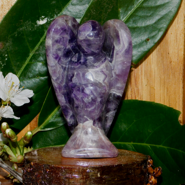 Engel Chevron Amethist - 8 cm