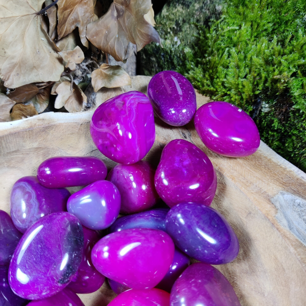 Trommelsteen Roze Agaat