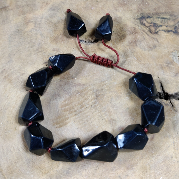 Armband Onyx Verstelbaar - 15 tot 17 cm