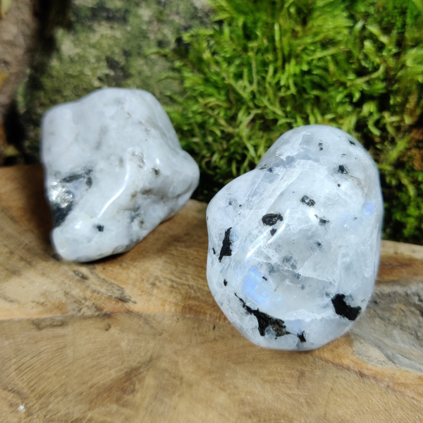 Witte maansteen Jumbo Getrommeld