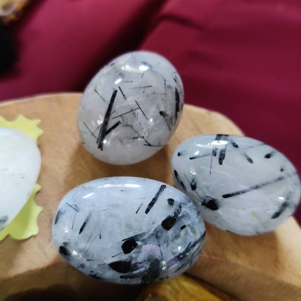 Toermalijnkwarts Trommelsteen 2-3 cm