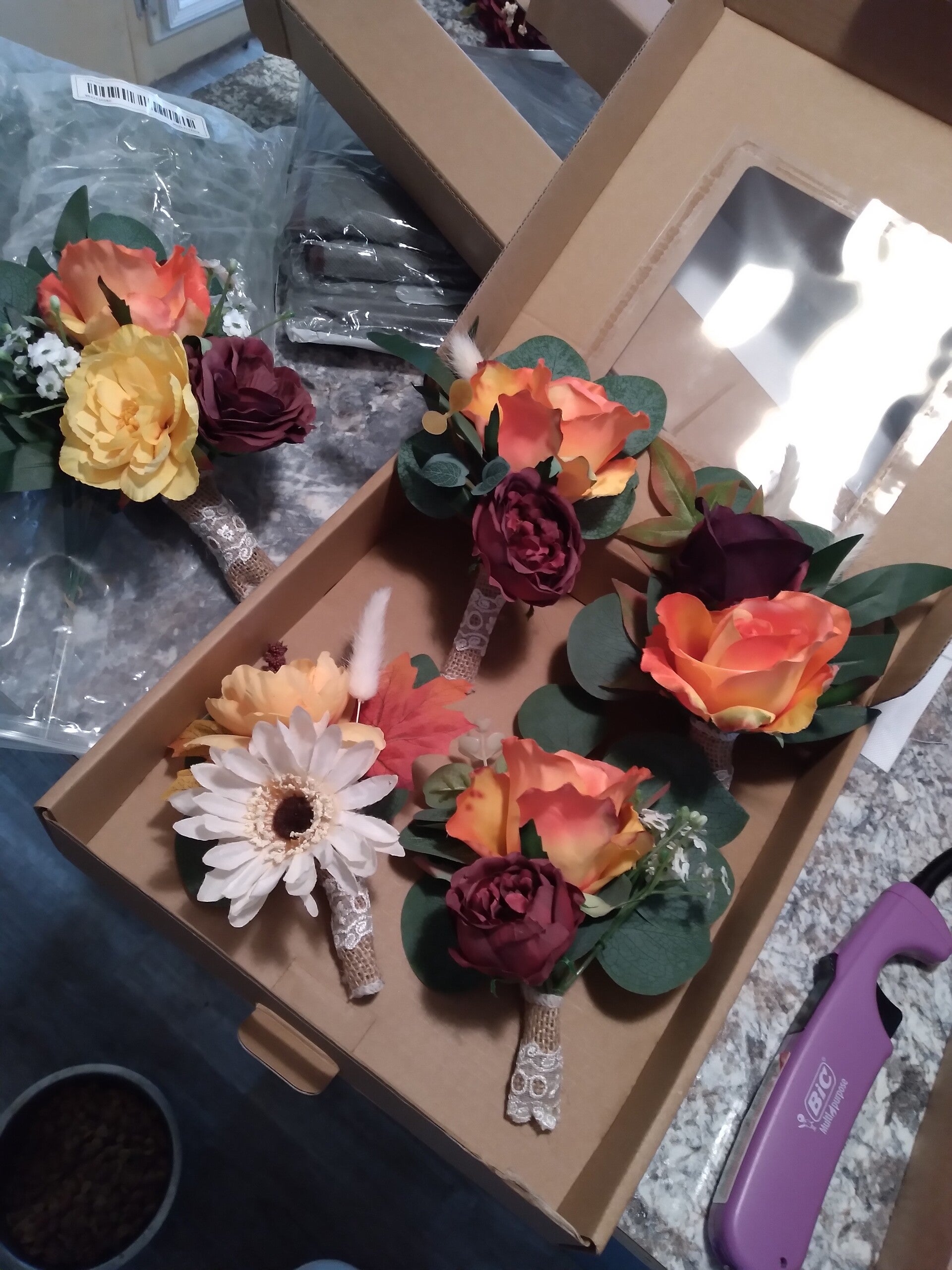 Corsages and boutonnieres