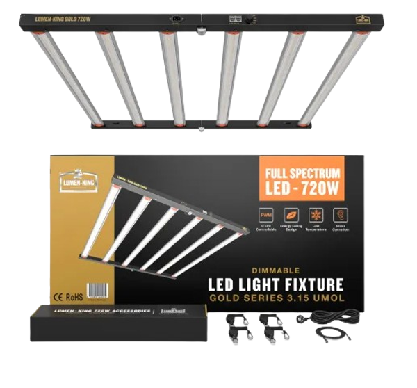 Lumen King Gold Serie 720W LED