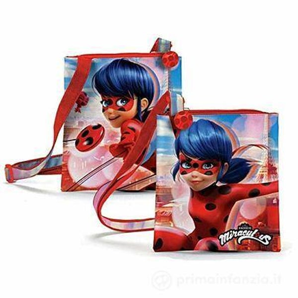 BORSA TRACOLLA “LADYBUG” Misura: L 18 x H 20 cm MIRACULOUS