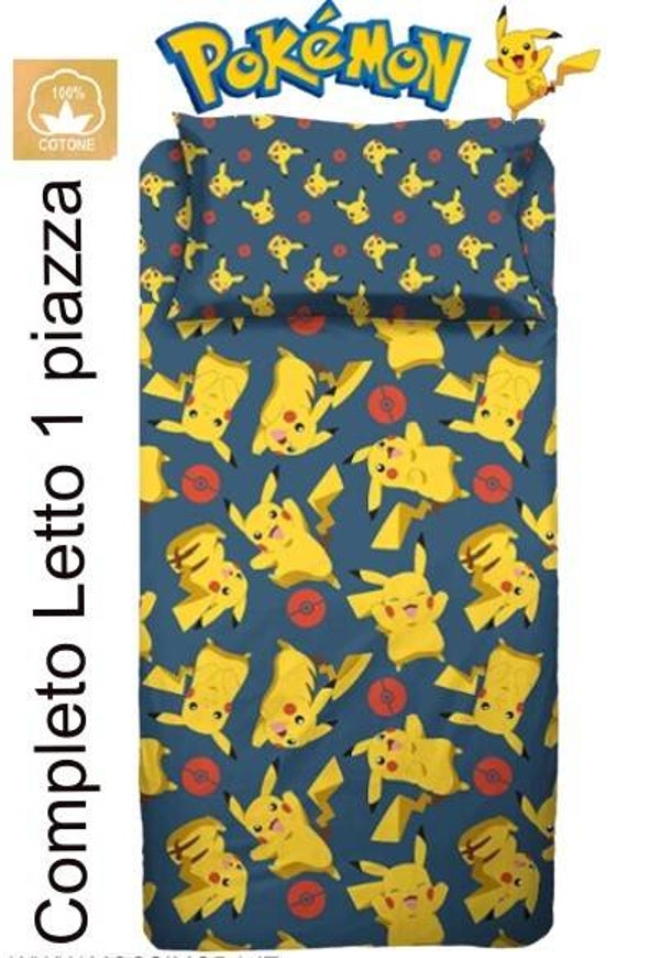 ” POKEMON ” COMPLETO LETTO 1 PIAZZA
