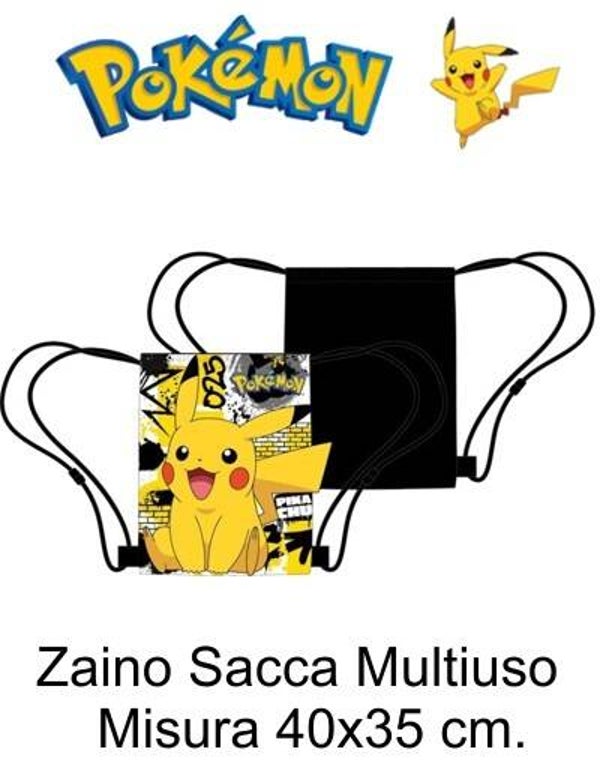ZAINO SACCA multiuso “POKEMON”