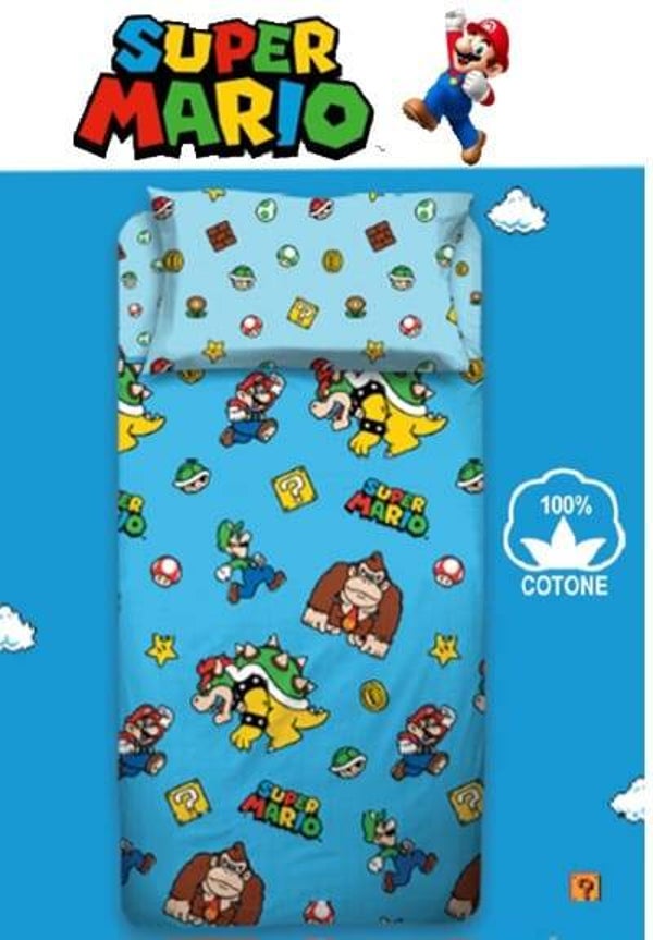 COMPLETO LETTO 1 P “SUPER MARIO “