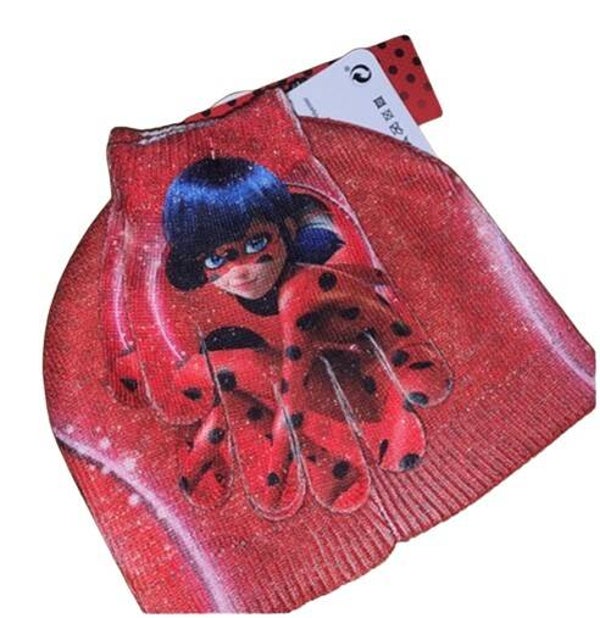 CAPPELLO+ GUANTI “LADY BUG” MIRACULOUS