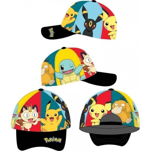 CAPPELLO “POKEMON” in morbida tela con visiera