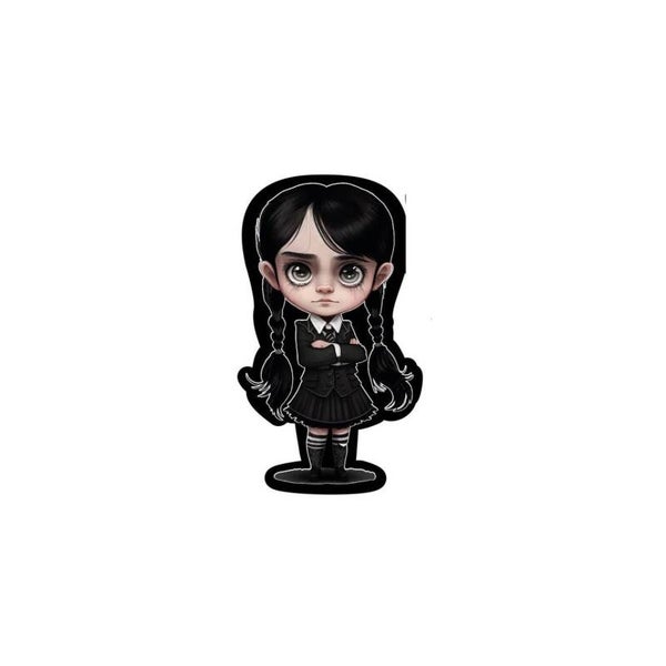 Cuscino Decorativo Cameretta Pillow 3D Sagomato MERCOLEDI' Doll WEDNESDAY Addams