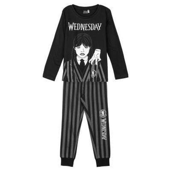 Pigiama manica lunga single jersey Wednesday Mercoledi