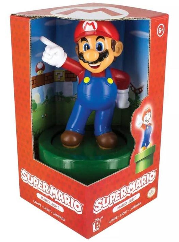 Super Mario Luce Notturna Mario 20 Cm