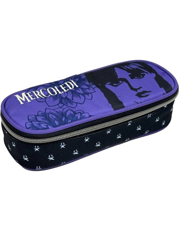 Seven Mercoledì - Astuccio Bustina Round Plus per la scuola o il tempo libero, 23x10x5,5cm