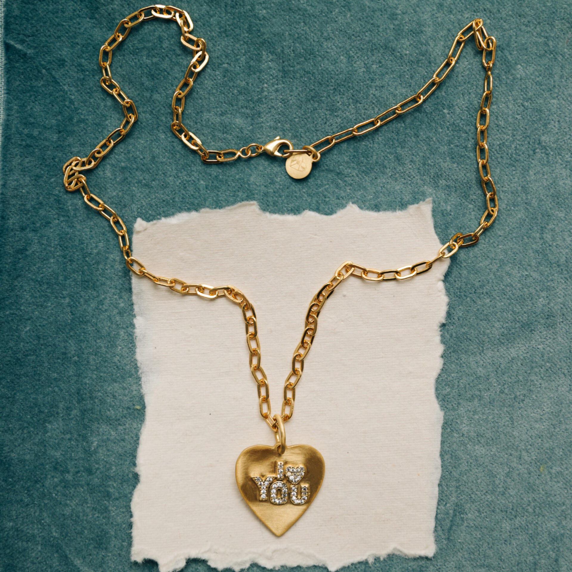 I LOVE YOU necklace