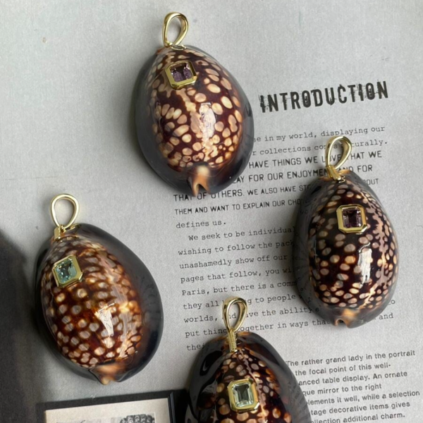 Formentera Brown Shell Pendant