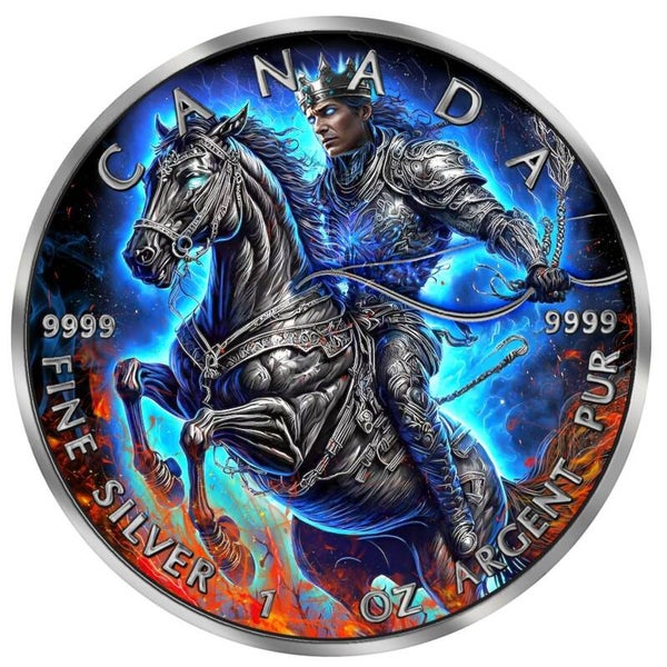 „Four Horsemen of the Apocalypce” series - White Horse 1oz Silbermünze, Kanada
