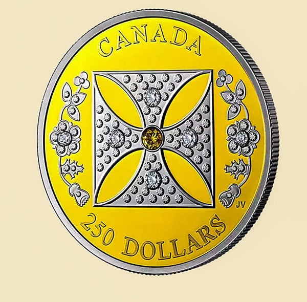 Queen Elizabeth II Diamond Diadem 2oz Goldmünze PP Kanada 2022