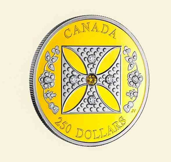 Queen Elizabeth II Diamond Diadem 2 Gold Coin Canada 2022 extrem rare collector coin