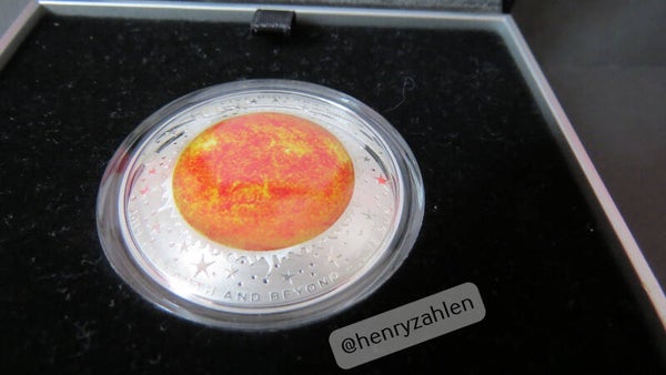 "Bejeweled Sun Mythical Forest" 1 Silbermünze Germania Mint 2019