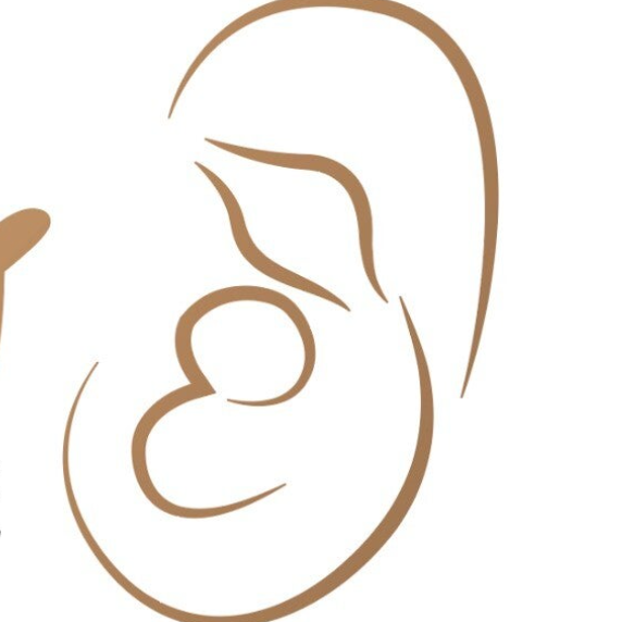 Logo Zij is, vrouw houdt kind vast