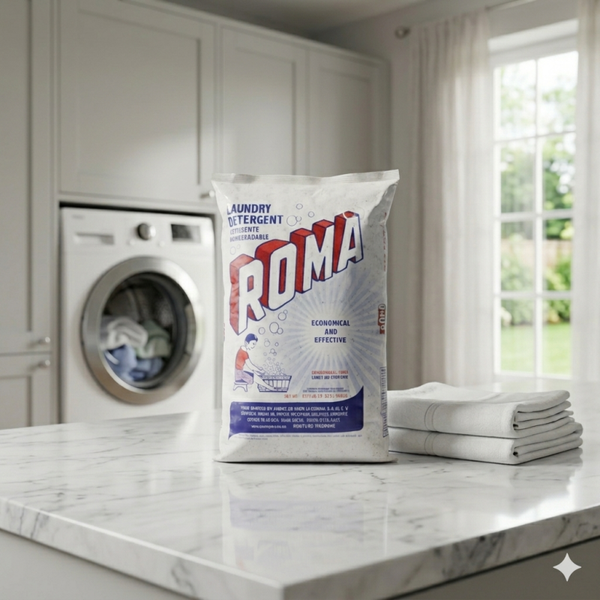 ​🏛️ Lessive en Poudre ROMA : L'Efficacité Authentique pour un Linge Impeccable