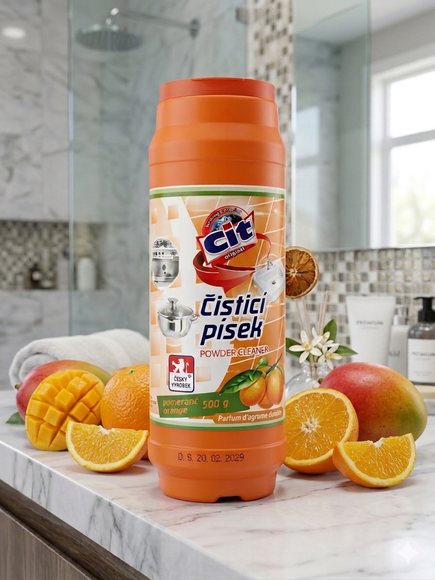 ​🌟 Gamme Cit Čisticí písek : Le secret d'une maison éclatante et parfumée