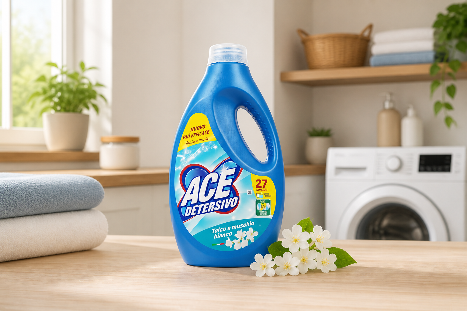 ​💎 ACE Detersivo : L’Éclat du Blanc et la Douceur du Talc