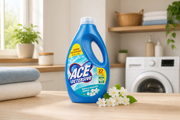 ​💎 ACE Detersivo : L’Éclat du Blanc et la Douceur du Talc
