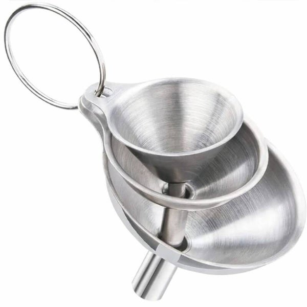 3-delige trechter set met schoonmaakstok