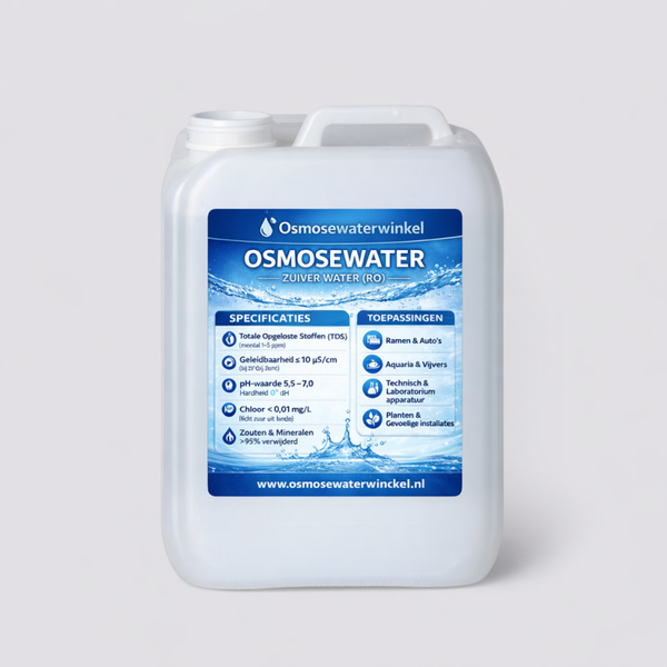 Jerrycan 2,5 Liter met osmosewater-puur RO water