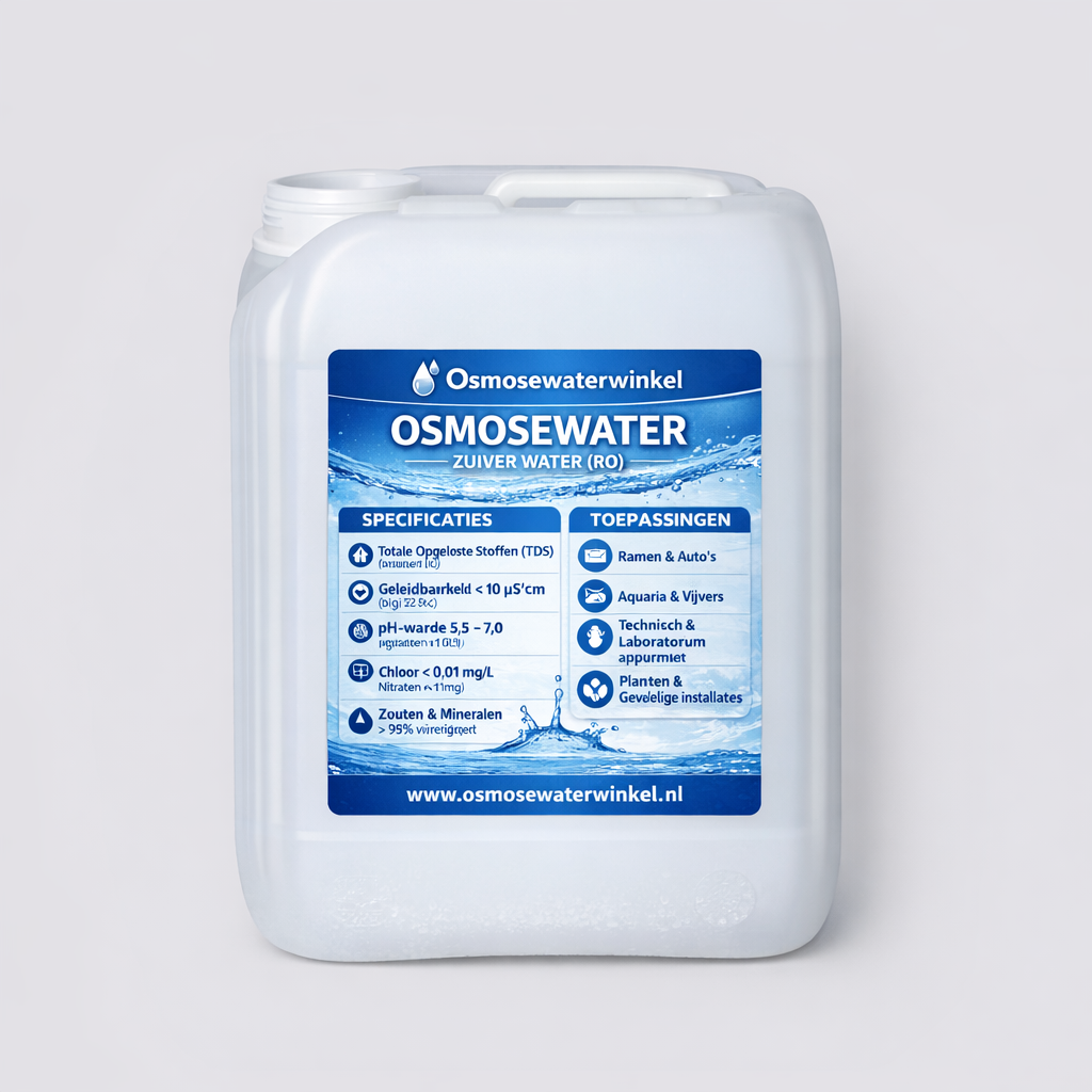 Jerrycan 10 Liter met osmosewater-puur RO water