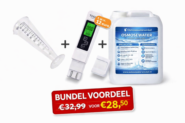 Osmosewater aquarium bundel kopen – Complete set met TDS meter en maatbeker