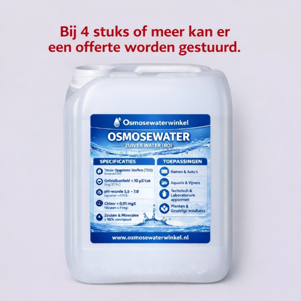 Jerrycan 25 Liter met osmosewater-puur RO water