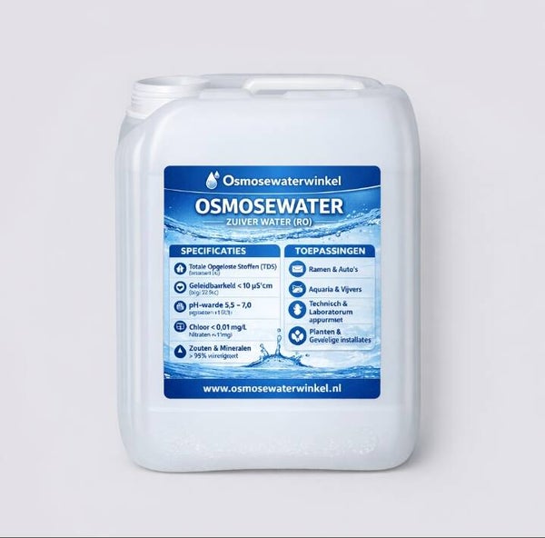 Jerrycan 25 Liter met osmosewater-puur RO water