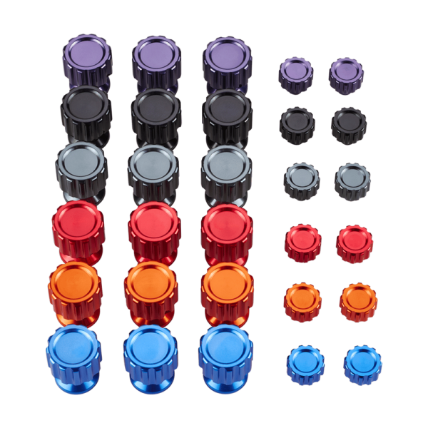 Aluminum button color kit