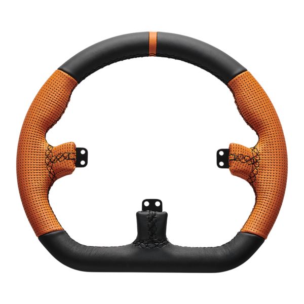 Closed D Orange Leather Rim