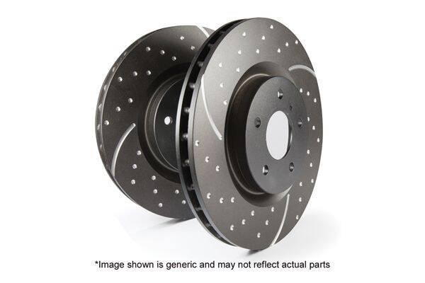 EBC Brakes Brake disc (GD1408) REAR