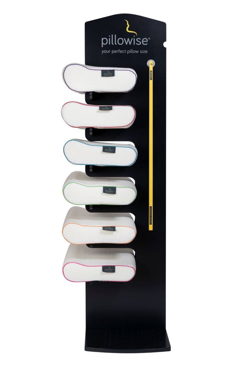 Pillowise Nackenstützkissen für Erwachsene in 6 unterschiedlichen Höhen