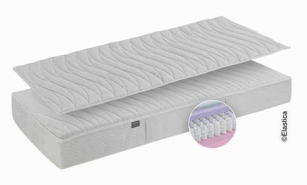 Elastica Taschenfederkern Matratze Modell : OPAL 23 Wende Comfort FIX-IT - eine Seite Härte 2 - andere Seite Härte 3 , Modell 2026