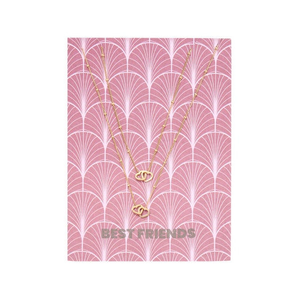 Set 'Best Friends' kettingen Goud