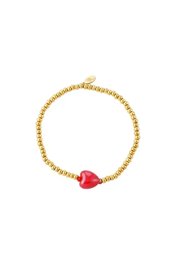 Armband Precious Heart Rood