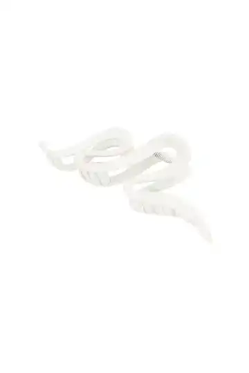 Haarclip Curl Off-White Mat