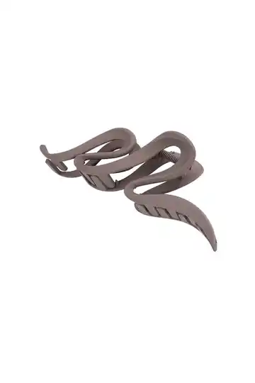 Haarclip Curl Camel Mat