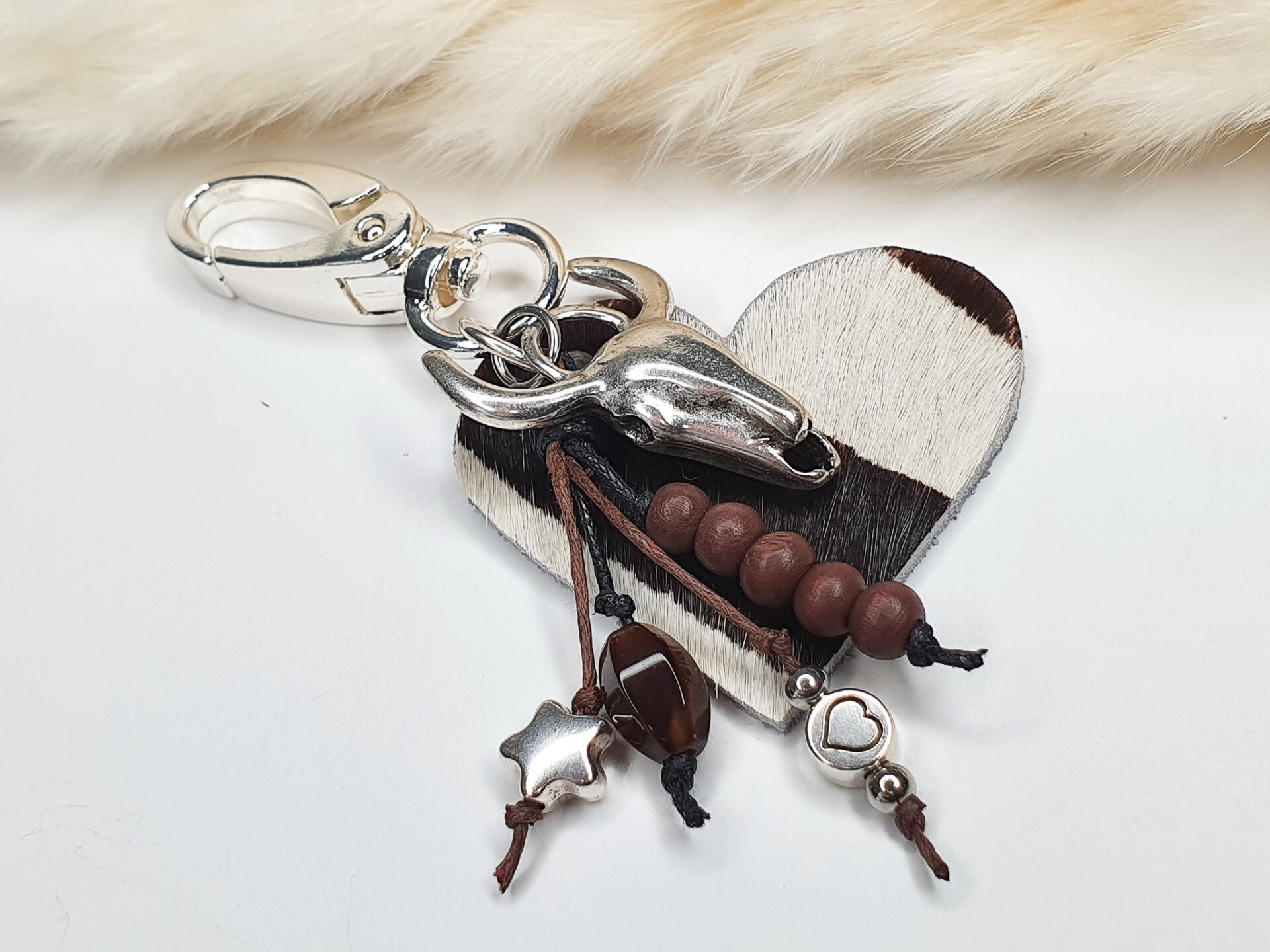 Sleutelhanger/ tassenhanger Cow Heart
