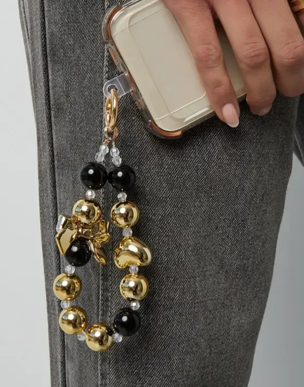 Telefoonkoord Bowtiful Goud/Zwart