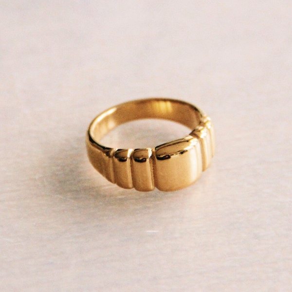 Ring Square Goud