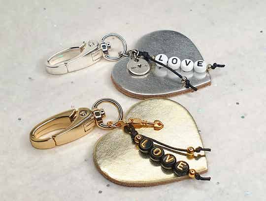 Sleutelhanger/ tassenhanger Heart